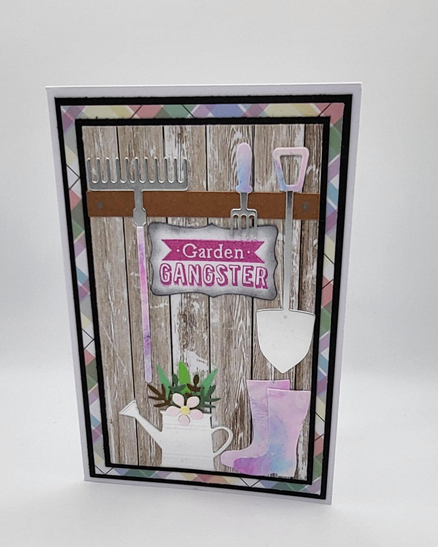Garden Gangster (Retirement Wishes) 4x6