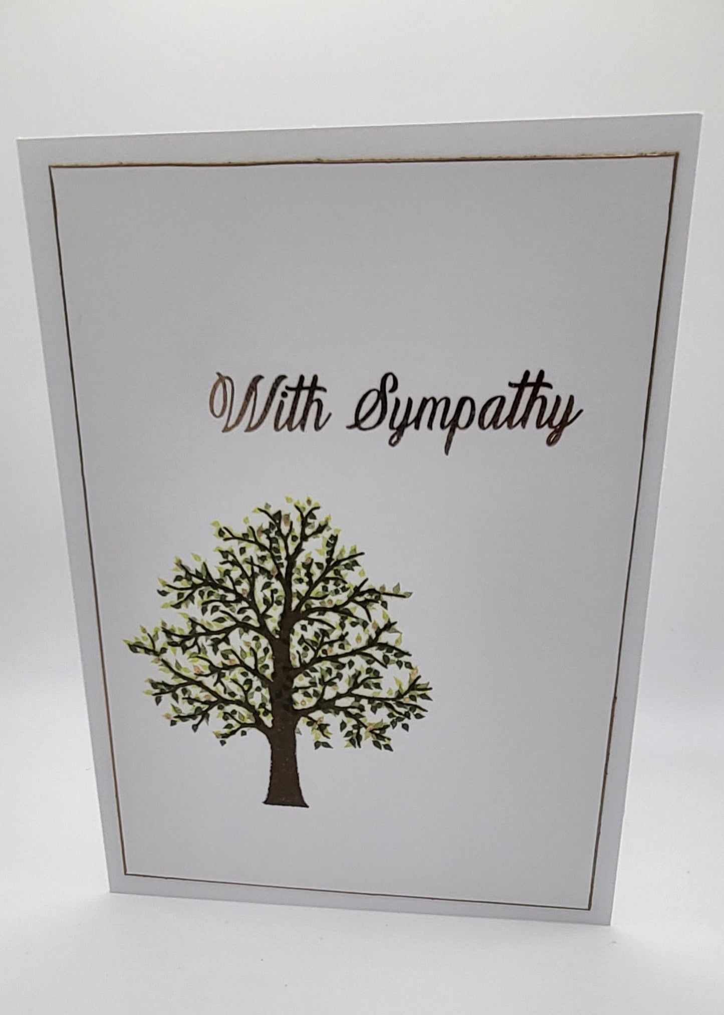 With Sympathy 5x7