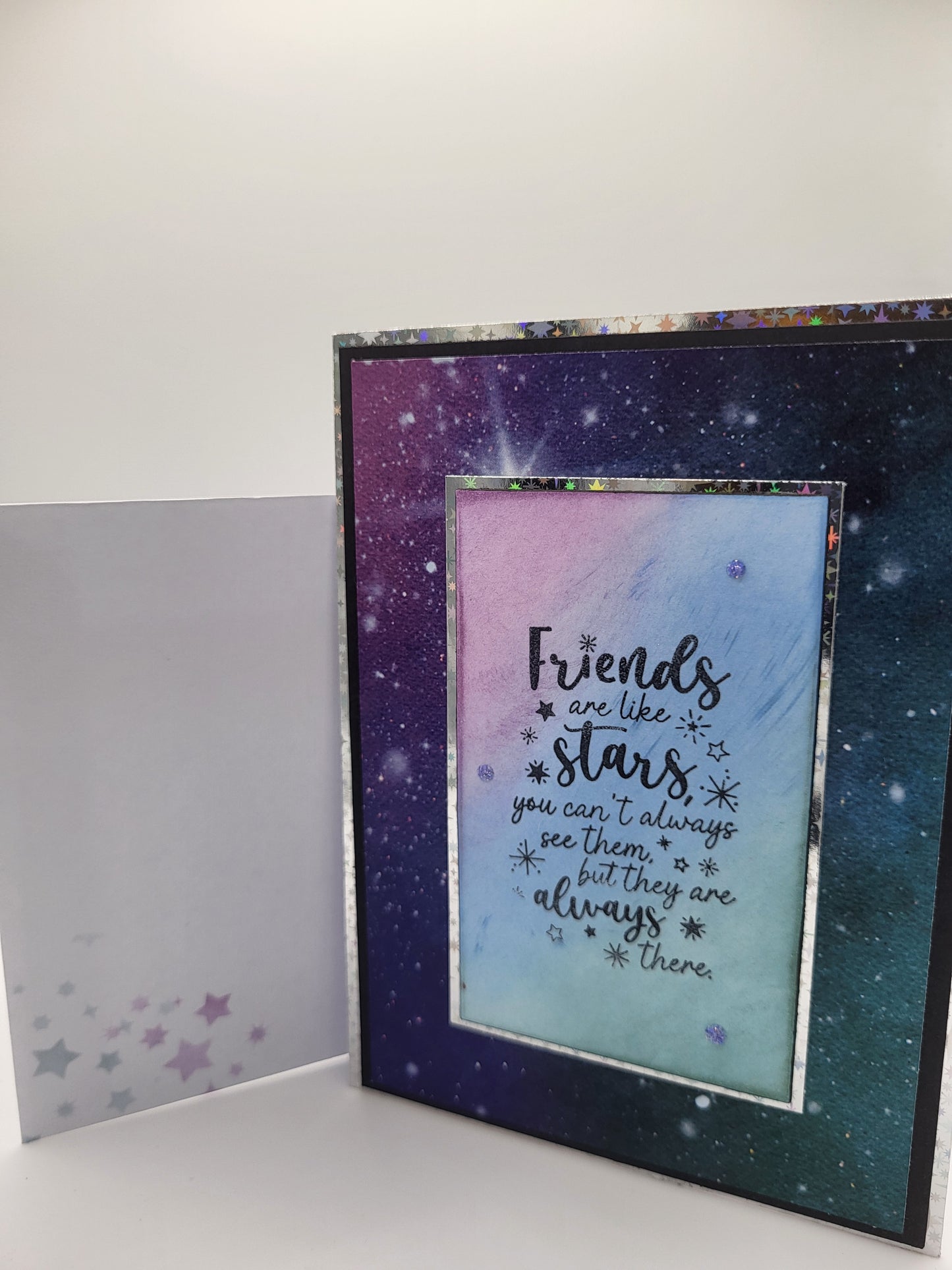 Friends are like stars…