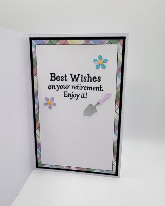 Garden Gangster (Retirement Wishes) 4x6