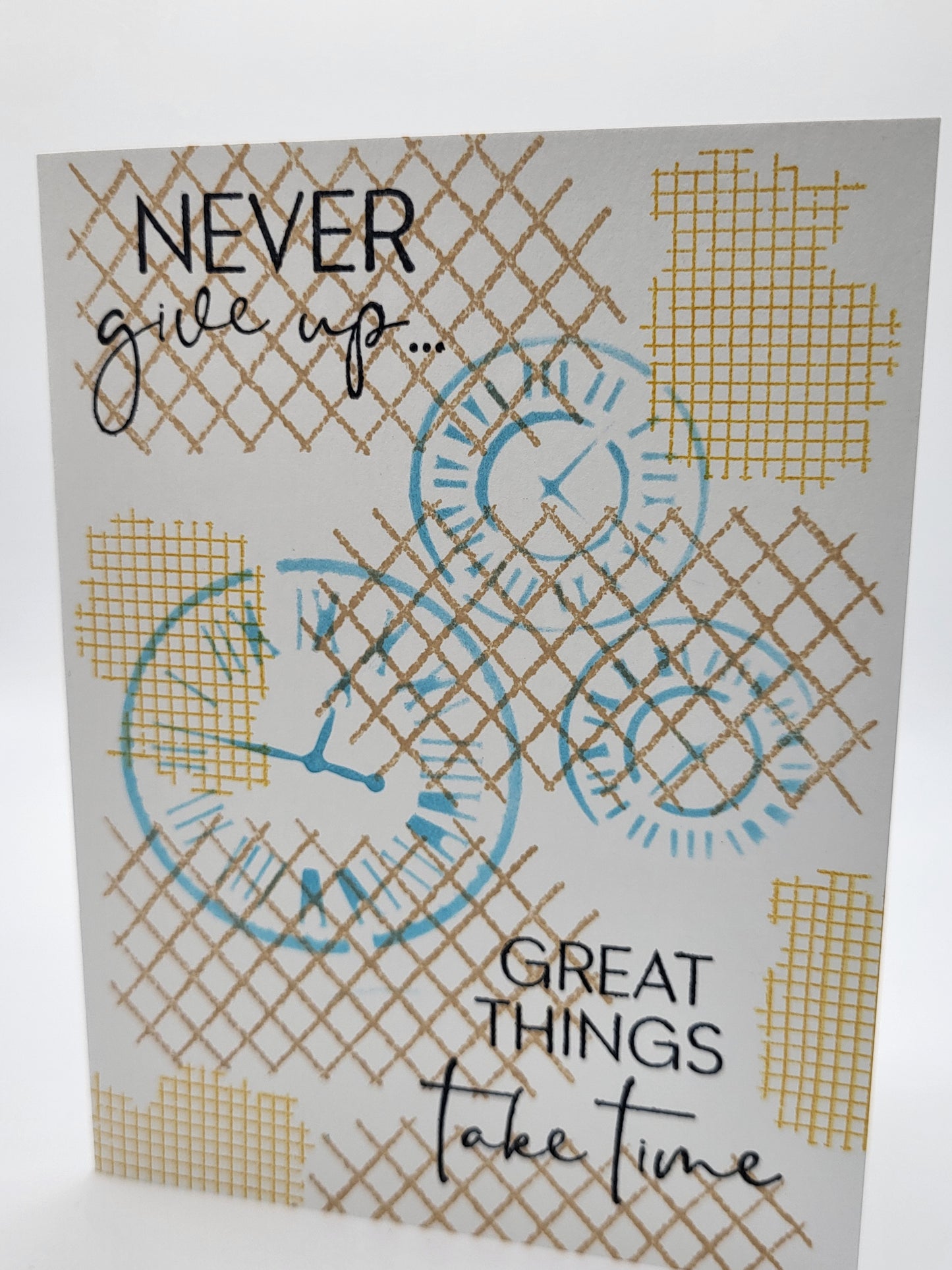 Never give up…. (More options)
