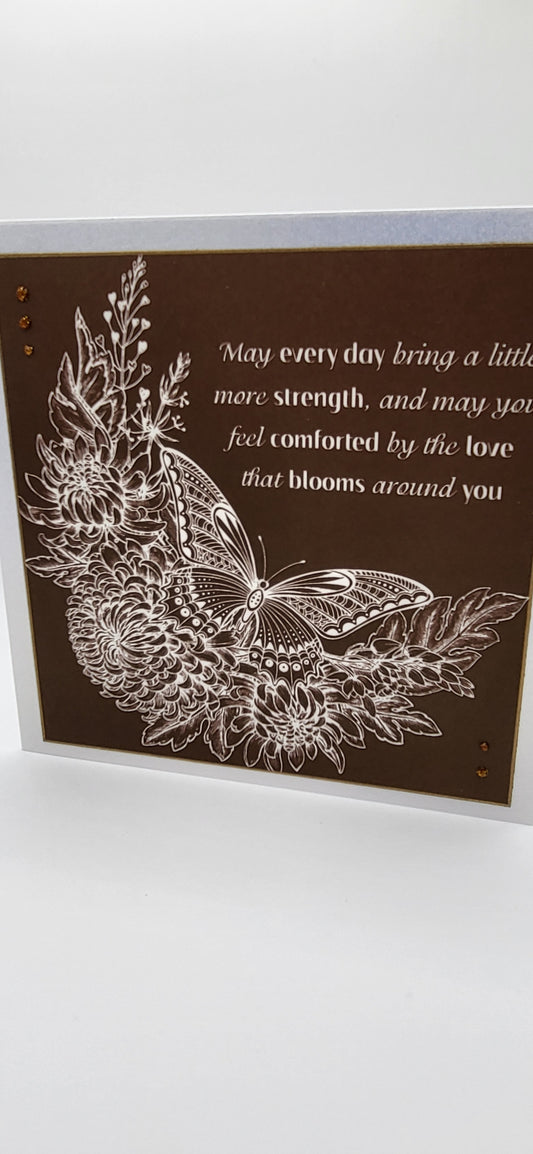 May every day bring a little more strength, and may you...  6x6