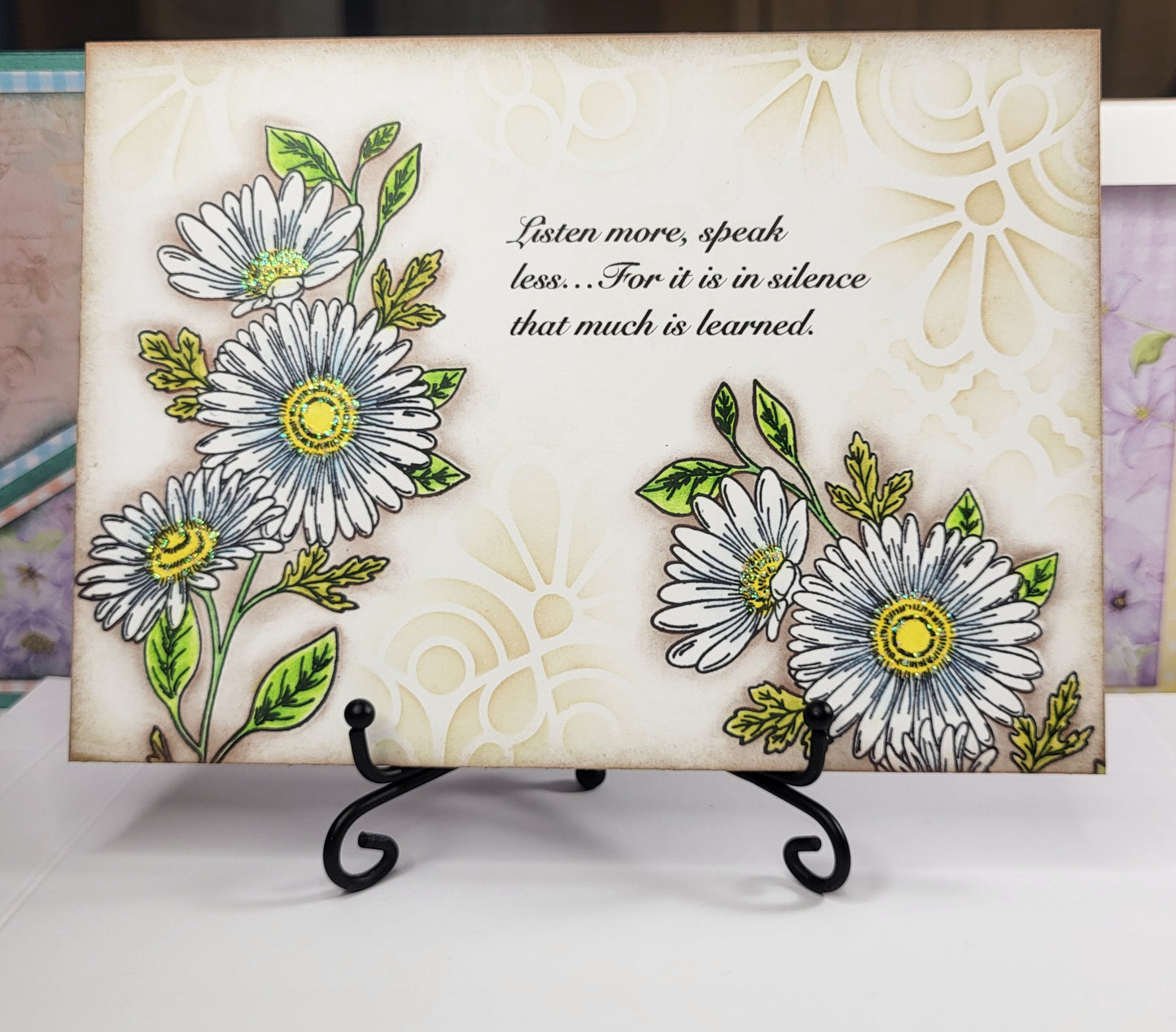 Listen more    (More Options) 5x7