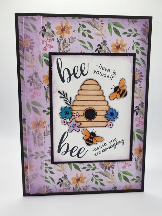 Item 0182 Bee-lieve in yourself   (More options)