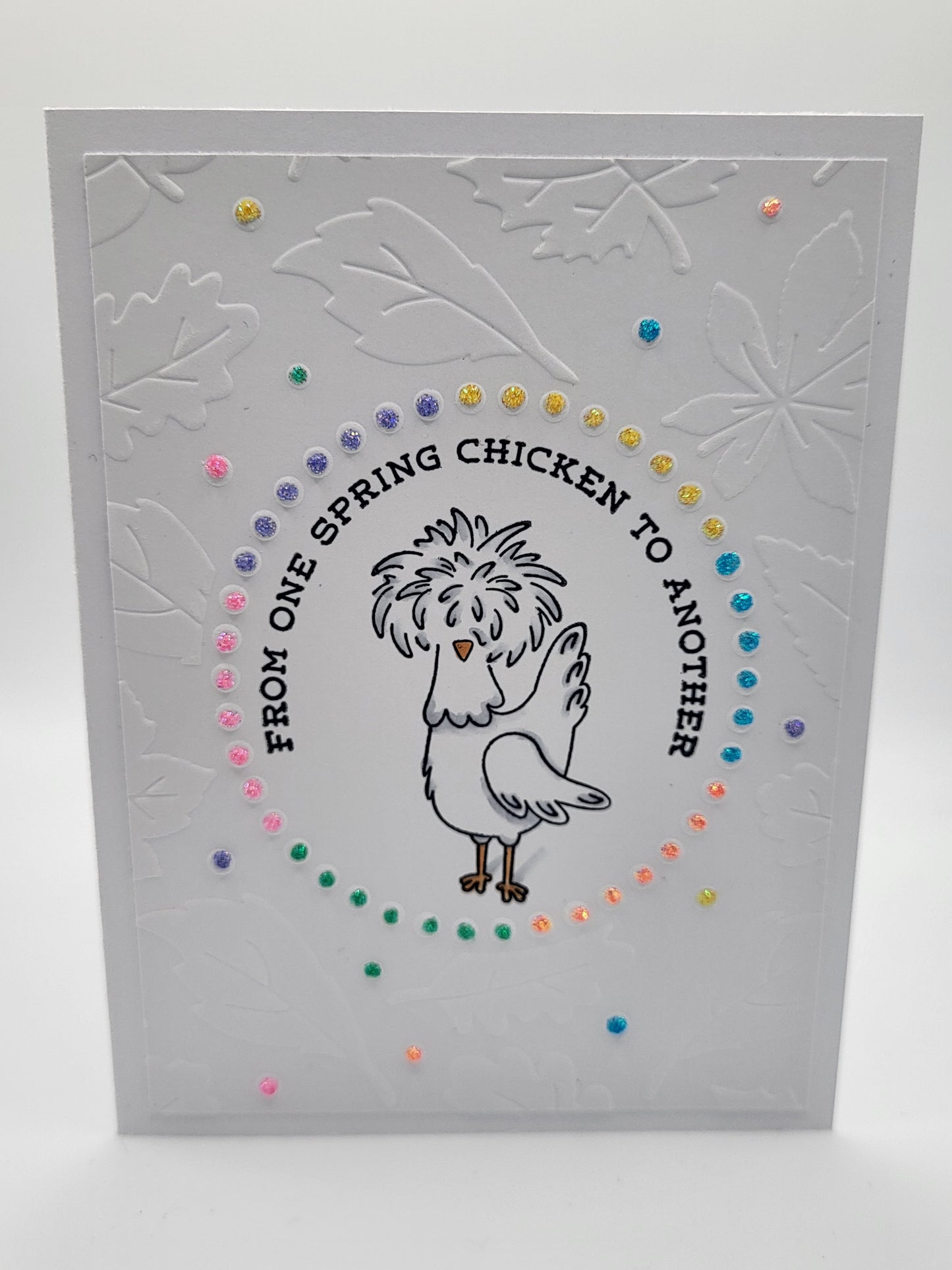 From one spring chicken to another